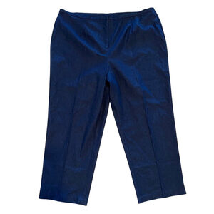 Classic Women’s Navy Straight-Leg Trousers